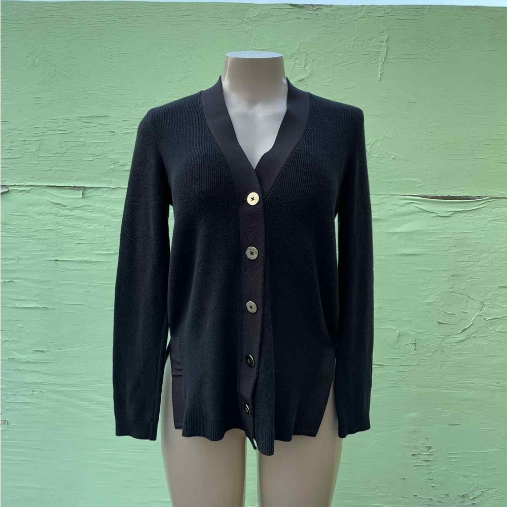 Gretchen Scott Designs Black Cardigan Sweater